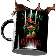 Hrnček pre JUSTYNU ŻABA ŻAJEBISTA DARČEK Hrnček pre JUSTYNU ŻABA ŻAJEBISTA DARČEK