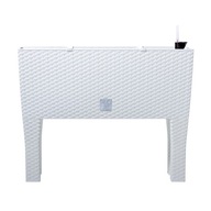 Balkónový box DRTC800H vysoký kvetináč Biely Balkónový box DRTC800H vysoký kvetináč Biely