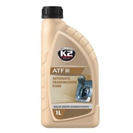 Olej do automatickej prevodovky K2 ATF III 1L Olej do automatickej prevodovky K2 ATF III 1L