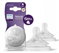 AVENT Natural citlivý cumlík na hrubé jedlá (6) 6m+ AVENT Natural citlivý cumlík na hrubé jedlá (6) 6m+
