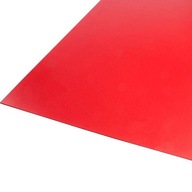 PVC penové PVC 500x300 5 mm červená PVC tabuľka