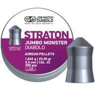 JSB JUMBO MONSTER STRATON pelety 5,5 mm 5,51 Ťažké JSB JUMBO MONSTER STRATON pelety 5,5 mm 5,51 Ťažké