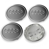 4 kryty kolies AUDI 69 mm 4B0601170A SILVER 4 kryty kolies AUDI 69 mm 4B0601170A SILVER