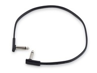 Plochý čierny AA prepojovací kábel ROCKBOARD (45 cm)