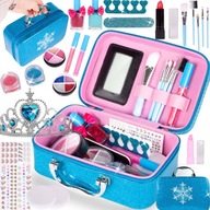 KOZMETICKÝ SET PRE DETI NA MAKEUP NA NECHTY, KRABIČKA MRAZENÁ KOZMETICKÝ SET PRE DETI NA MAKEUP NA NECHTY, KRABIČKA MRAZENÁ