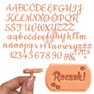 ABECEDNÉ PÍSMENO POCHÁDZAJÚCE cukrovej MINI COOKIE ABECEDNÉ PÍSMENO POCHÁDZAJÚCE cukrovej MINI COOKIE