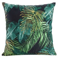Davos Velvet obliečka na vankúš 40X40Cm - čierna/zelená Davos Velvet obliečka na vankúš 40X40Cm - čierna/zelená