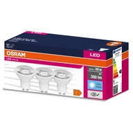 3x GU10 LED žiarovka 4,5W 50W 350lm 4000K 60° OSRAM 3x GU10 LED žiarovka 4,5W 50W 350lm 4000K 60° OSRAM