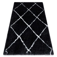 SHAGGY FLUFFY CARPET 120x170 ROMBY antracit #AF309