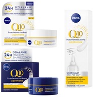 NIVEA Q10 Denný a nočný krém proti vráskam SPF15 50ml x2 + Očné 15ml NIVEA Q10 Denný a nočný krém proti vráskam SPF15 50ml x2 + Očné 15ml
