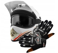 DETSKÝ KRÍŽOVÝ PRILBA ENDURO QUAD BMX XS SET + RUKAVICE S + OKULIARE DETSKÝ KRÍŽOVÝ PRILBA ENDURO QUAD BMX XS SET + RUKAVICE S + OKULIARE