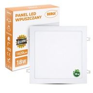 Štvorcový zapustený LED stropný panel 18W CCD Štvorcový zapustený LED stropný panel 18W CCD