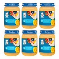GERBER Dezert Jablká, mango s tvarohom 6x190g GERBER Dezert Jablká, mango s tvarohom 6x190g