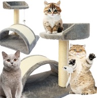 Drapak for Cat House Lair Scratching Post hračkou myš Tower