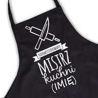 Čierna zástera Your Name Design Master Chef 01 Čierna zástera Your Name Design Master Chef 01