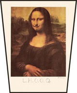 Obrazovka L.H.O.O.Q Marcel Duchamp Obrazovka L.H.O.O.Q Marcel Duchamp