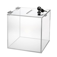 Urna na prasiatko z plexiskla 25x25x25 cm, plexisklo 4 mm Urna na prasiatko z plexiskla 25x25x25 cm, plexisklo 4 mm
