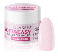 CLARESA SOFT&EASY BUILDING GLAM PINK UV/LED GEL 12