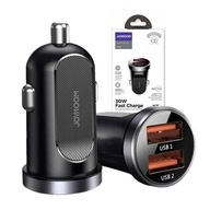 RÝCHLA NABÍJAČKA DO AUTOMA JOYROOM 2x USB 30W RÝCHLA NABÍJAČKA DO AUTOMA JOYROOM 2x USB 30W