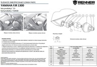 CRASH PADY RENNER YAMAHA FJR 1300 2013 kód: 10430 CRASH PADY RENNER YAMAHA FJR 1300 2013 kód: 10430