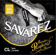 SAVAREZ SA A140 CL sada strún pre akustickú gitaru. SAVAREZ SA A140 CL sada strún pre akustickú gitaru.