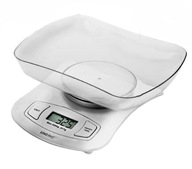 Elektronická kuchynská váha s miskou, presná do 1g / 5kg, domáca KINGHOFF Elektronická kuchynská váha s miskou, presná do 1g / 5kg, domáca KINGHOFF