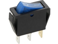 SPÍNAČ KLÁVESOVÝ SPÍNAČ MODRÝ OSVETLENIE MK111 20A 250V 3 KOĽ. SPÍNAČ KLÁVESOVÝ SPÍNAČ MODRÝ OSVETLENIE MK111 20A 250V 3 KOĽ.