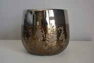 Kvetináč s keramickým krytom, 15x13 cm Kvetináč s keramickým krytom, 15x13 cm