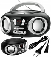 MANTA FM rádio prehrávač Boombox Bluetooth 5.1 USB AUX MM9310BT čierny MANTA FM rádio prehrávač Boombox Bluetooth 5.1 USB AUX MM9310BT čierny