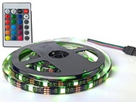 1m farebný LED pásik na diaľkové ovládanie USB TV