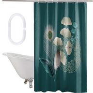GINKOGLUE textilný sprchový záves 180x200