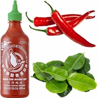 Sriracha čili omáčka s kaffirovými limetovými listami 455 ml Sriracha čili omáčka s kaffirovými limetovými listami 455 ml