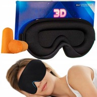 3D MASKA NA OČNÉ VIEČKY NA SPANIE CESTOVNÉ PREMIUM