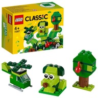 LEGO CLASSIC Zelené kreatívne kocky 11007