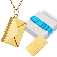 Gold Envelope Náhrdelník Správa Tajomník Rytec Tajomník Deň žien Gold Envelope Náhrdelník Správa Tajomník Rytec Tajomník Deň žien
