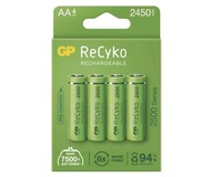 4x GP Recyko+ New R6/AA 2500 Series EB4 1,2V Ni-MH 4x GP Recyko+ New R6/AA 2500 Series EB4 1,2V Ni-MH