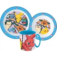 POKEMON Dinnerware Set tanier Miska Hrnček bez BPA