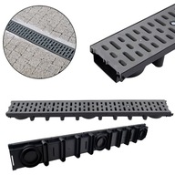 Lineárny odtokový kanál A15 pre 1,5T 1M GREY Lineárny odtokový kanál A15 pre 1,5T 1M GREY