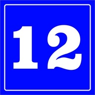 Nie 89 Číslica 12 - VÝSTRAŽNÁ TABUĽKA Nie 89 Číslica 12 - VÝSTRAŽNÁ TABUĽKA