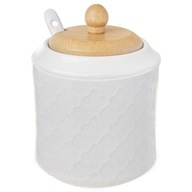 MISKA NA CUKOR, porcelán, bambus