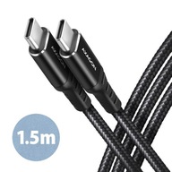 BUCM-CM15AB USB-C - kábel USB-C 2.0, 1,5 m, PD 60 W,
