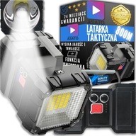 Policajná LED nabíjateľná baterka do baterky Powerbanka Taktická USB powerbanka Policajná LED nabíjateľná baterka do baterky Powerbanka Taktická USB powerbanka