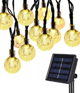 30 LED SOLÁRNE ZÁHRADNÉ LAMPY VODEODOLNÉ 6M 30 LED SOLÁRNE ZÁHRADNÉ LAMPY VODEODOLNÉ 6M