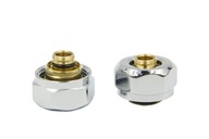 GW3/4 svorkové konektory pre PEX16mm x 2ks, chróm GW3/4 svorkové konektory pre PEX16mm x 2ks, chróm