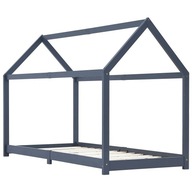 vidaXL Rám detskej postele sivá borovica masív 90 x 200 cm vidaXL Rám detskej postele sivá borovica masív 90 x 200 cm