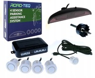 M-Tech ROAD-TEQ Parkovacie senzory 18mm displej Biela
