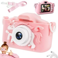 Digitálny fotoaparát detský fotoaparát jednorožec foto ružový digitalfor