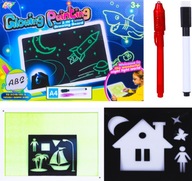 LED TABUĽA S 3D SVETLOM MALIARSKA Kreatívny darček pre deti LED TABUĽA S 3D SVETLOM MALIARSKA Kreatívny darček pre deti