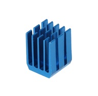 samolepiaci hliníkový chladič 9x9x12 mm - modrý