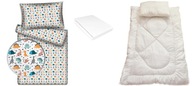 Bavlnené obliečky 160x100 60x40 prestieradlo Jersey 80x160 411bia Bavlnené obliečky 160x100 60x40 prestieradlo Jersey 80x160 411bia
